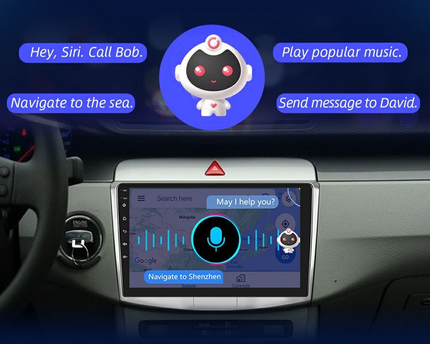 Navigatie Android dedicata pentru VW Passat B6/B7/B8/CC (2007-2021).