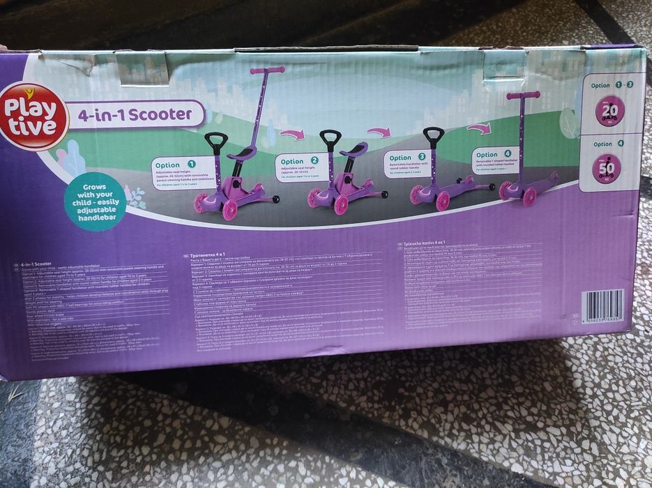 Тротинетка Play tive 4-in-1 Scooter (Lidl)