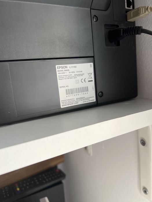 Imprimanta inkjet color Epson EcoTank L11160 CISS, Retea, Wireless, A3