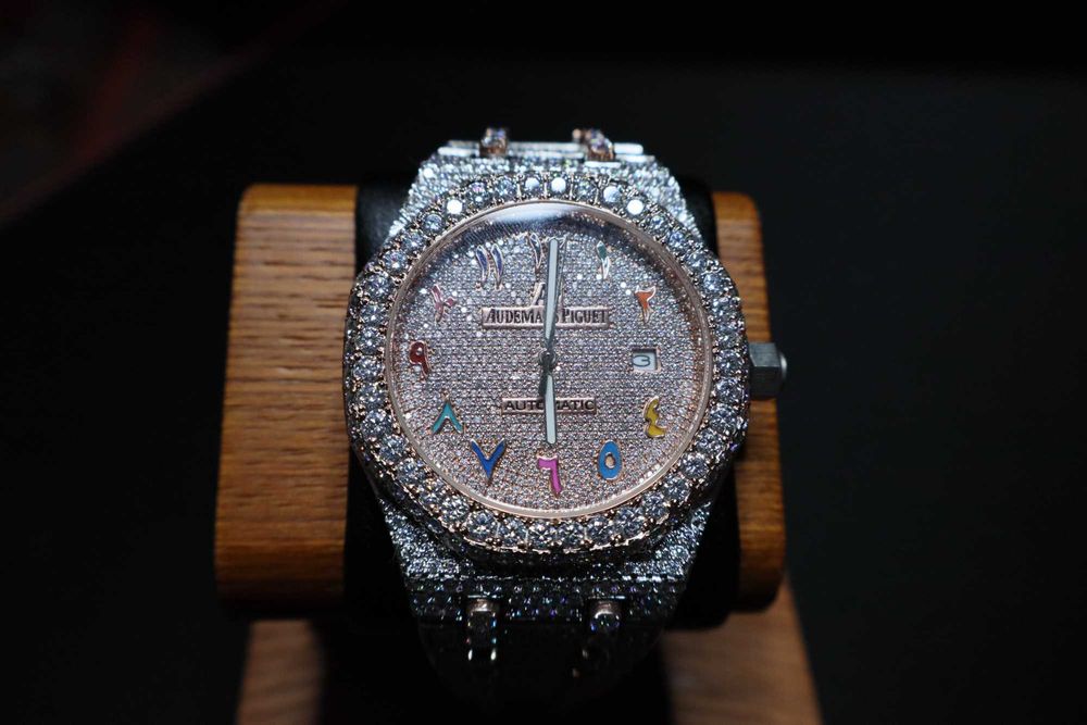 Ceas AP elegant 41mm Iced Out – calitate premium