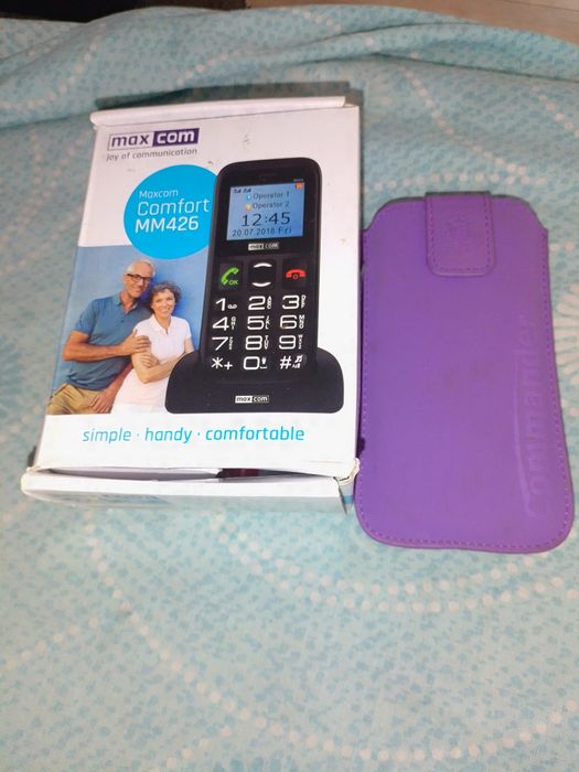 Telefon MAXICOM,cu 2 sim nou