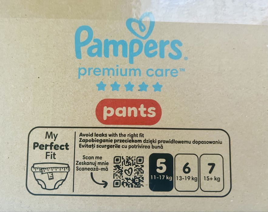 Pampers pants 5 premium care, 102 броя