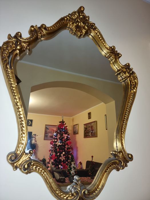 Oglinda cu etajera vintige