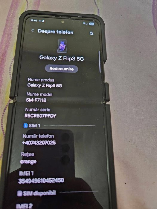 Vand samsung zflip3
