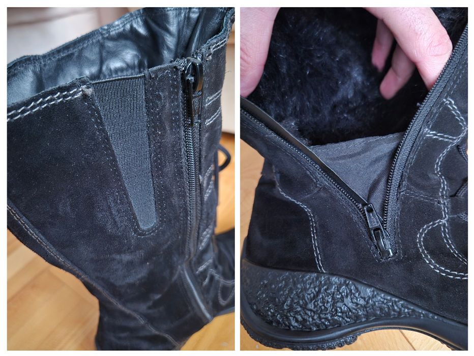 Cizme Legero Gore-Tex, Piele Naturală, Blănite, Damă - 39