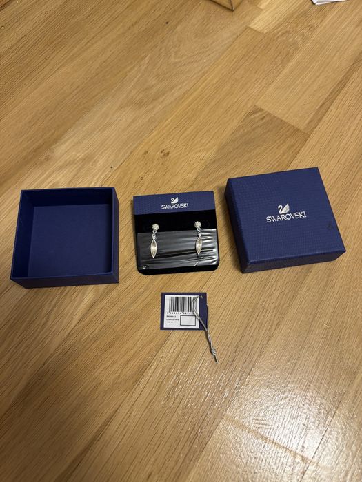 Cercei Swarowski cu bila pave cu cristale