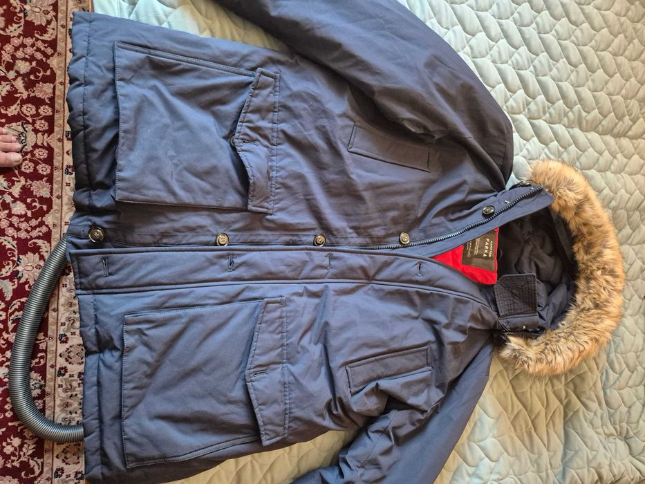 Scurta barbateasca Tommy Hilfiger cu puf marimmea 3x (62-64)