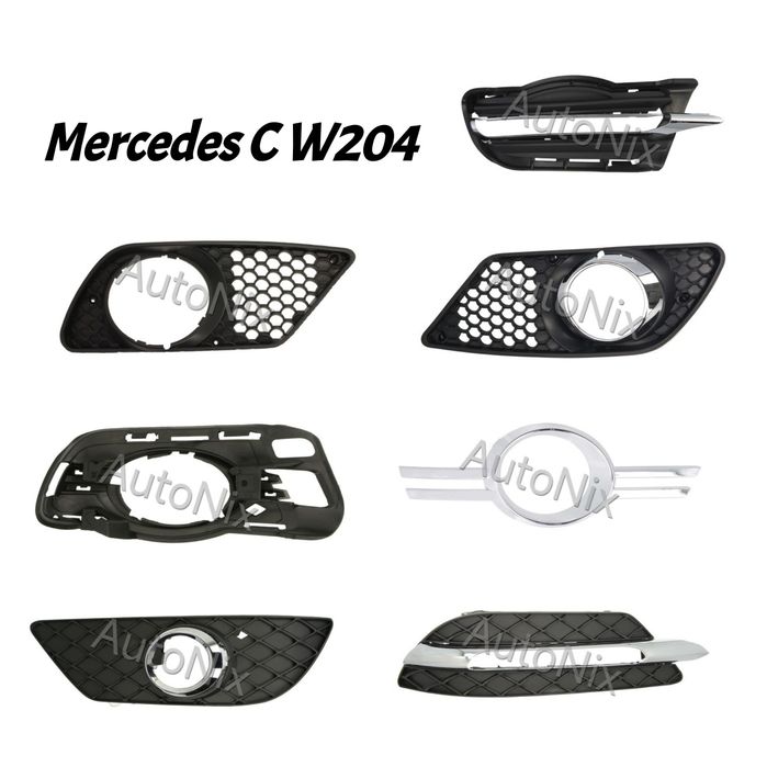 Решетка за броня за Mercedes C W204 лява дясна решетка за мерцедес ц