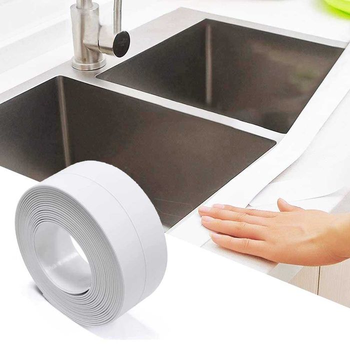 Banda adeziva SUIXI, etansare, impermeabila, alba, 22 sau 38mm x 3.2m