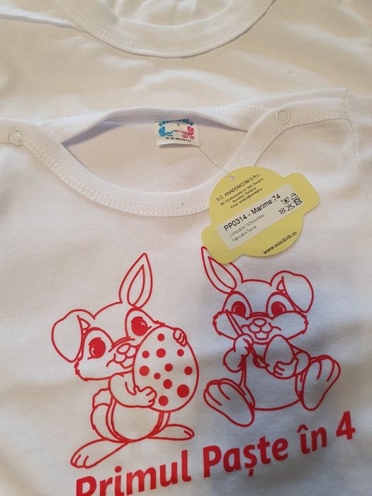 Set tricouri familie PRIMUL PAȘTE in 4