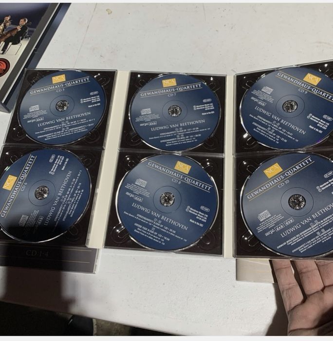 Beethoven - The string quartets - 10x CD + carte + coperta