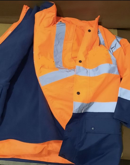 Geaca reflectorizanta safety noua