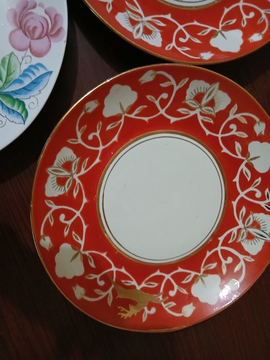 Винтажные  прошлый век большое блюдо .