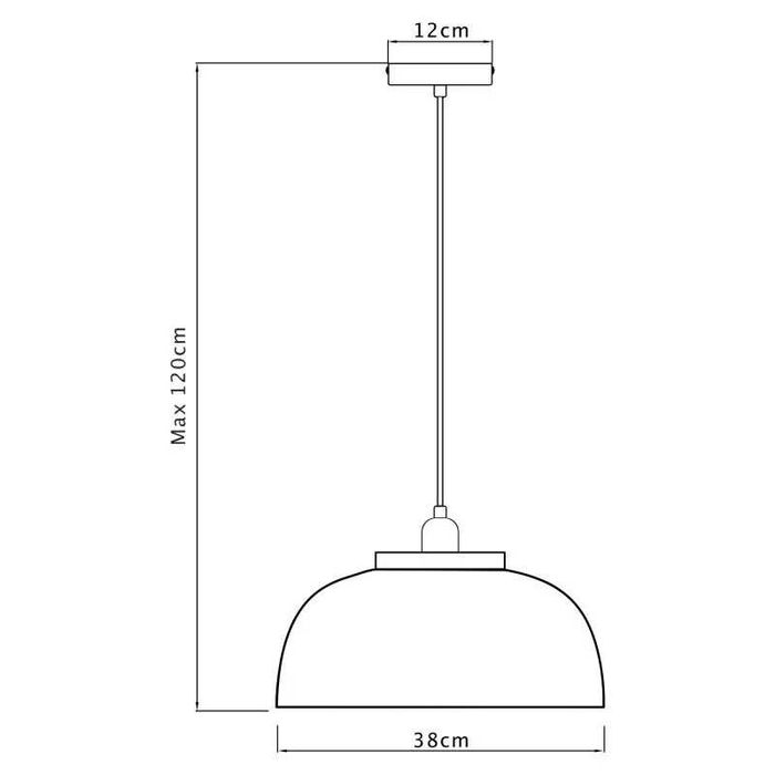 Lampa tavan, Pendul Inspire Jazon Negru