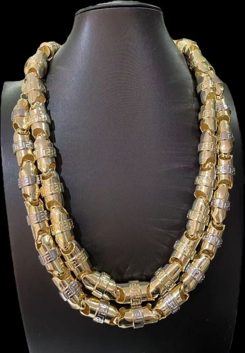 Позлатени мъжки ланци 14к