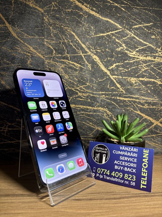 Iphone 14 Pro Max/128 GB/Garantie 2Ani Centrul de Telefoane/Rate