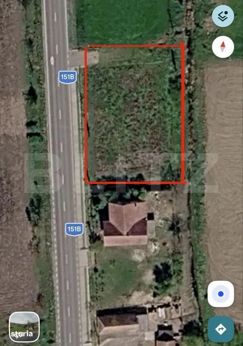Teren intravilan, 1400 mp, front 48 m, zona Cerghid
