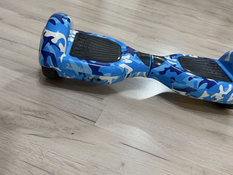 Vand hoverborad model camuflaj albastru