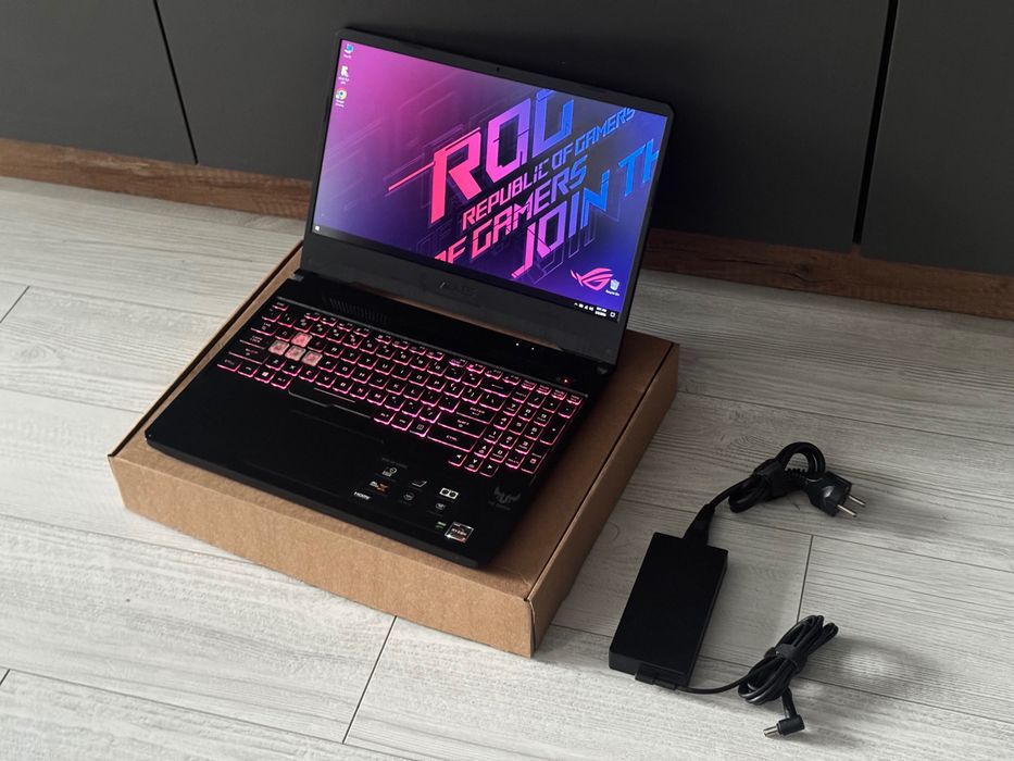 15.6 IPS 120hz /Ryzen 7 /GTX 1650 4GB/SSD /Asus TUF /RGB /MIL-STD-810G