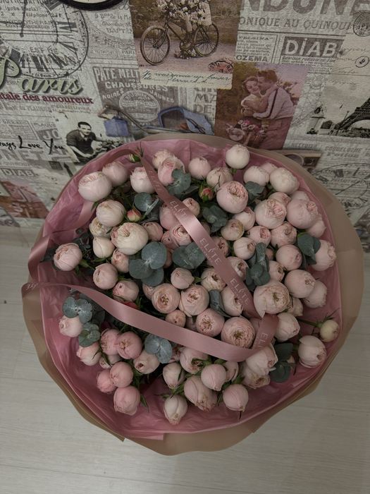 Цветы пионы.