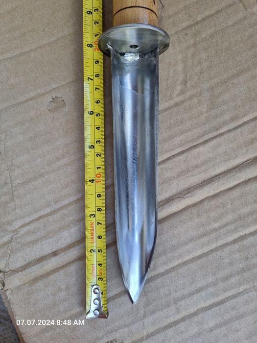 Cutit inox pentru facut dop (cep) lubenita