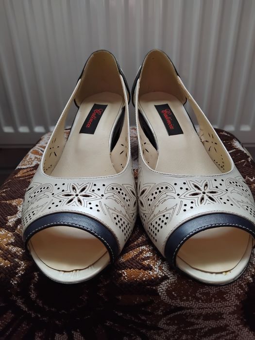 Pantofi noi din piele naturală Catinca