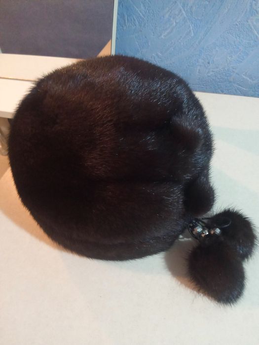 Норковая шапка модные