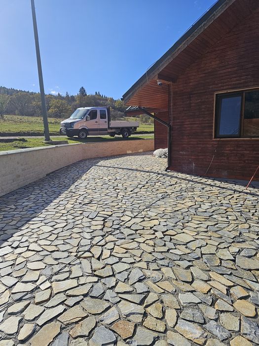 Piatra naturala de munte de Grecia 100%. Lucrez în toată Țara