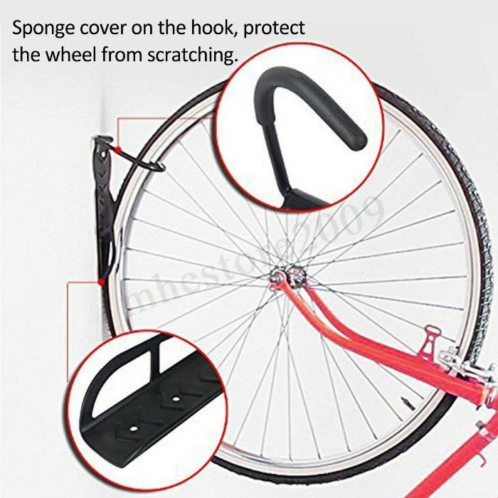 Suport metalic bicicleta perete depozitare carlig trotineta