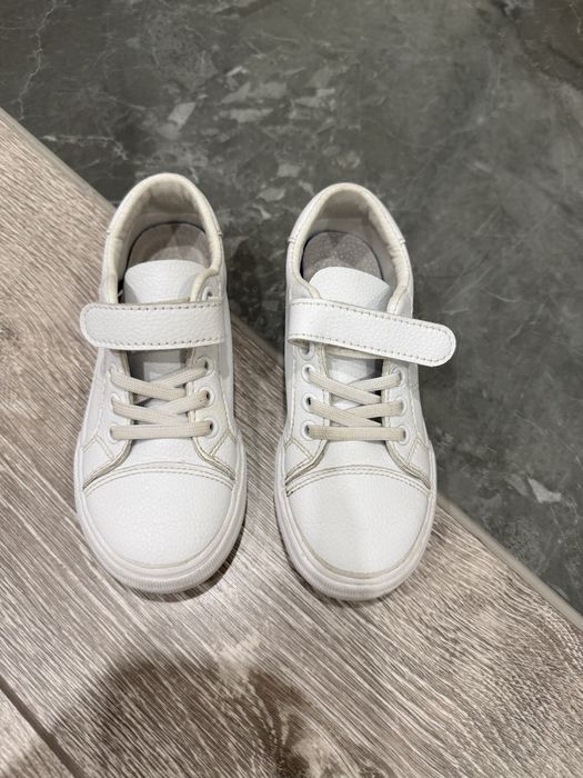 Кеды детские кожаные