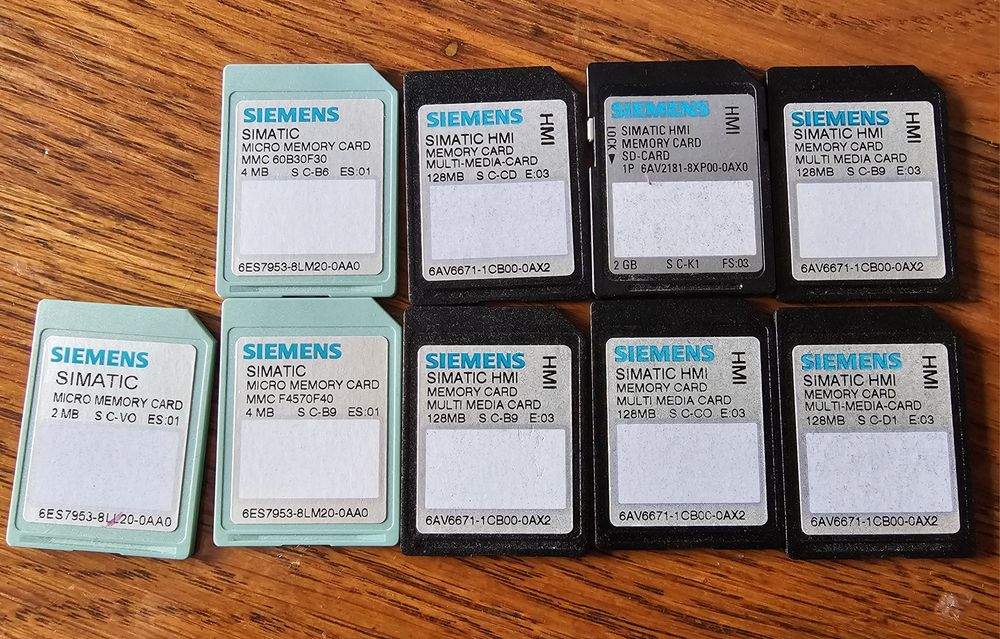 Carduri Siens Simatic 9 bucăți