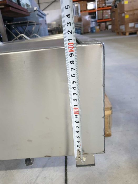 Скара на дървени въглища с огнеопорна тухла 180см НЕРЪЖДАЕМА СТОМ.