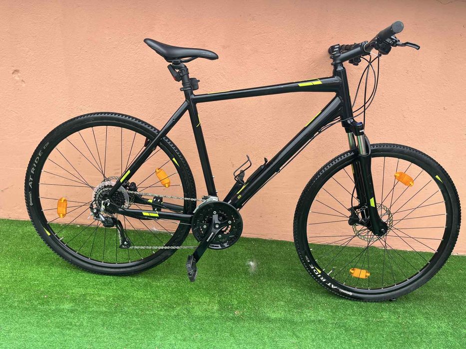 Като Нов Алуминиев Хидравличен Велосипед  RIVERSIDER 28цола 9х3