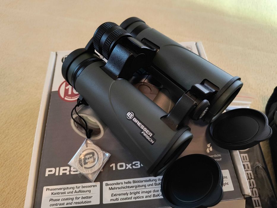 Бинокъл BRESSER Pirsch 10х34 BaK-4 Phase Coating Water/Dust-Res IPX7
