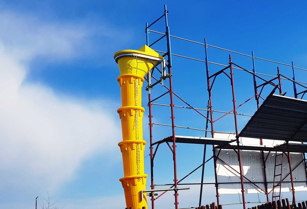 Tubulatura evacuare deseuri constructii, tobogan moloz, jgheaburi