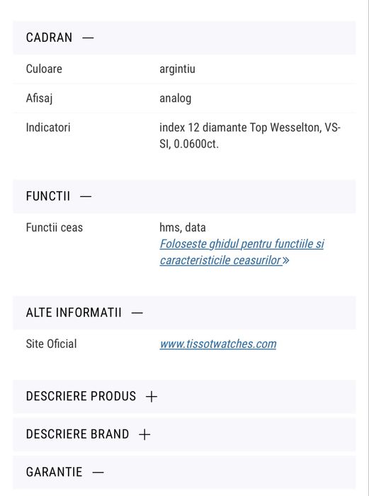 Vand ceas , model unisex, nou