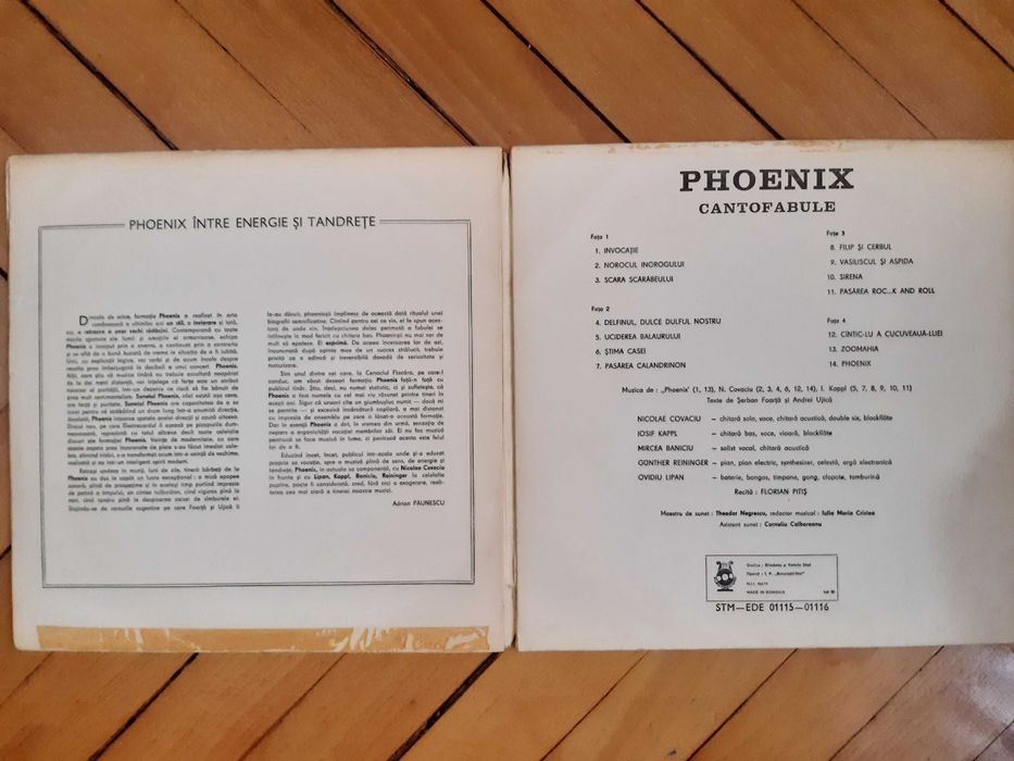 Phoenix Cantofabule 	Electrecord – STM-EDE 01115-01116 vinil