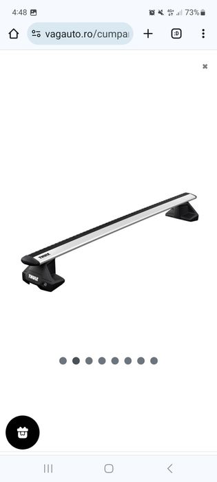 Bare portbagaj Thule + 3 suporti biciclete