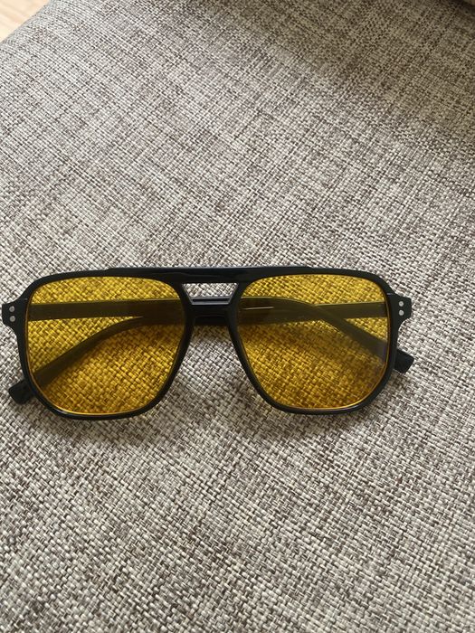 Ochelari cu lentilă galbena unisex