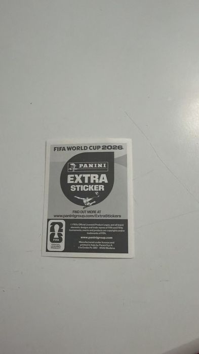 Cartonas haaland extra sticker bronze panini world cup 2026