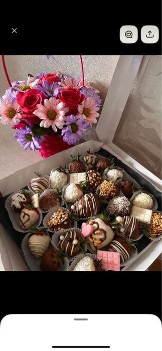 Клубника в шокаладе Бенто тортар