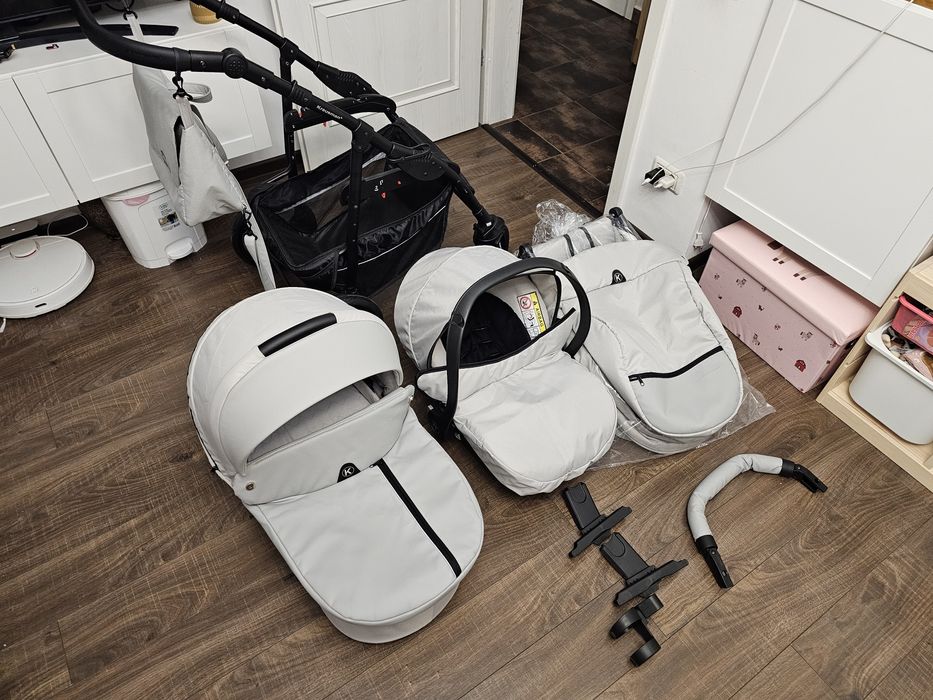 Krausman – Carucior 3 in 1 Combo Max Light Grey – Testat ADAC