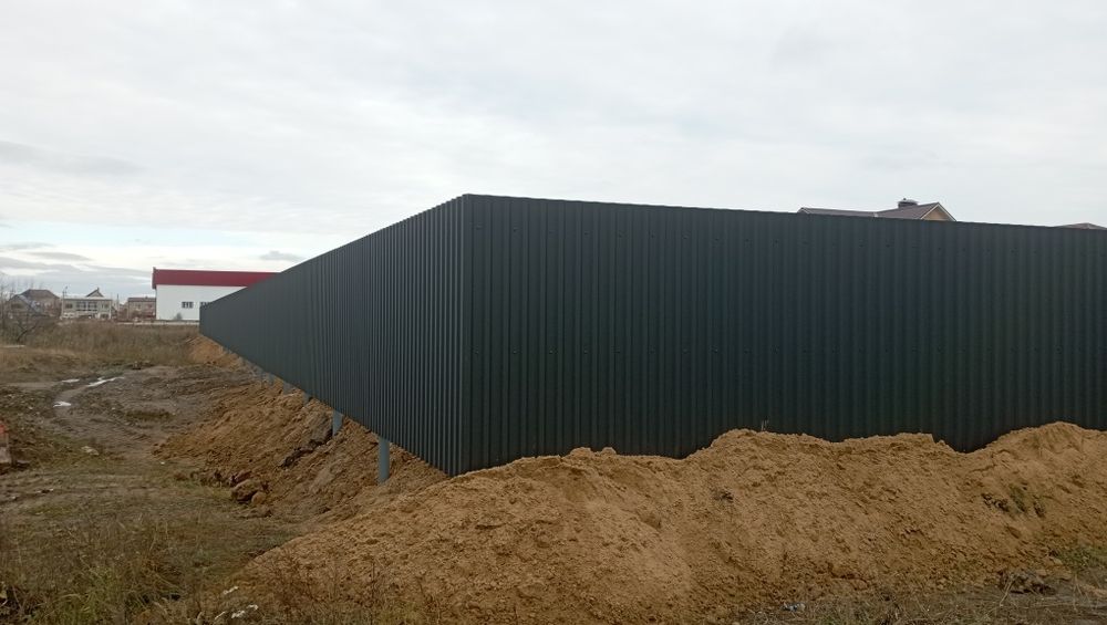 Забор,ворота,теплицы.