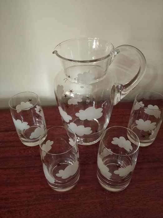 Набор для напитков(чешское стекло)