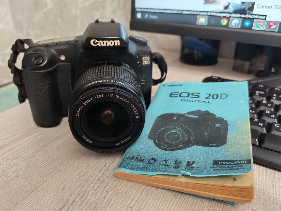 Продам фотоаппарат Canon 20D профессиональный