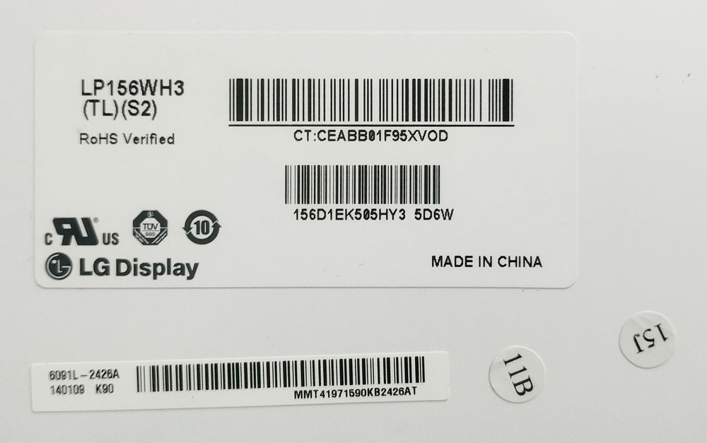 Матрица для Ноутбука 15.6" 40-pin