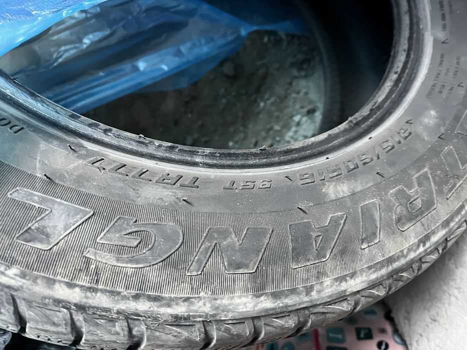 Шины 215/60/16 липучка.