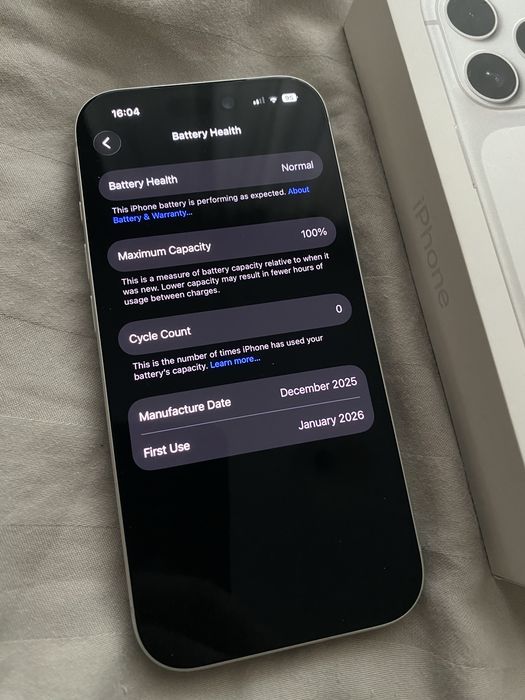 Iphone 17 pro ( с Гаранция към Зора и на 0 цикъла )