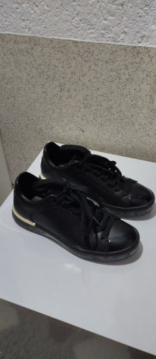 Кожени обувки черни