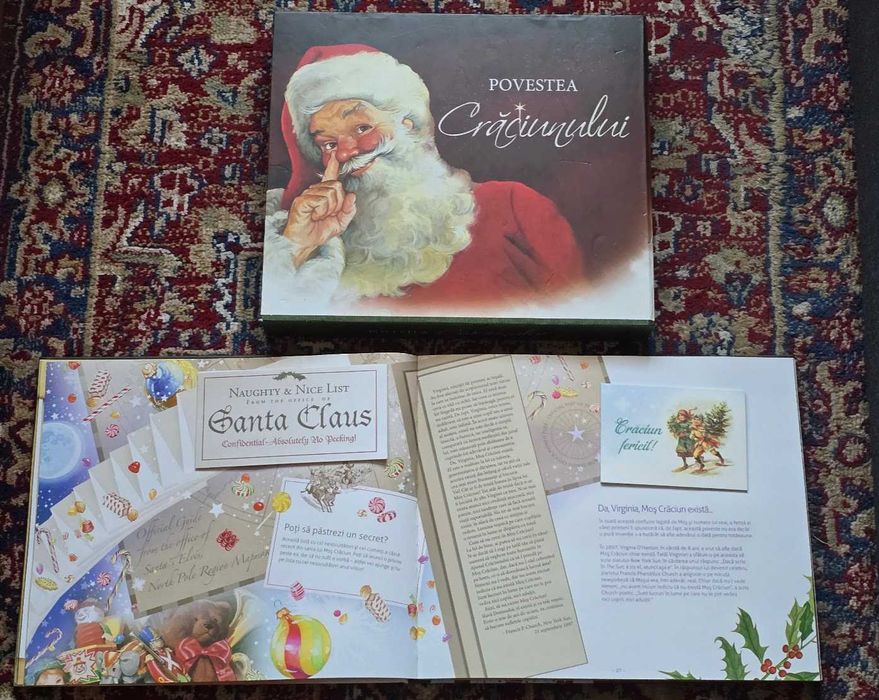 Povestea Craciunului - carte ilustrata in limba romana - cadou ideal